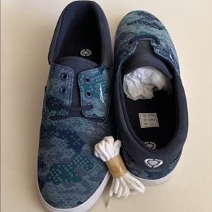Circa Valeo SE Camo Knit Dress Blue Skate Shoes 12